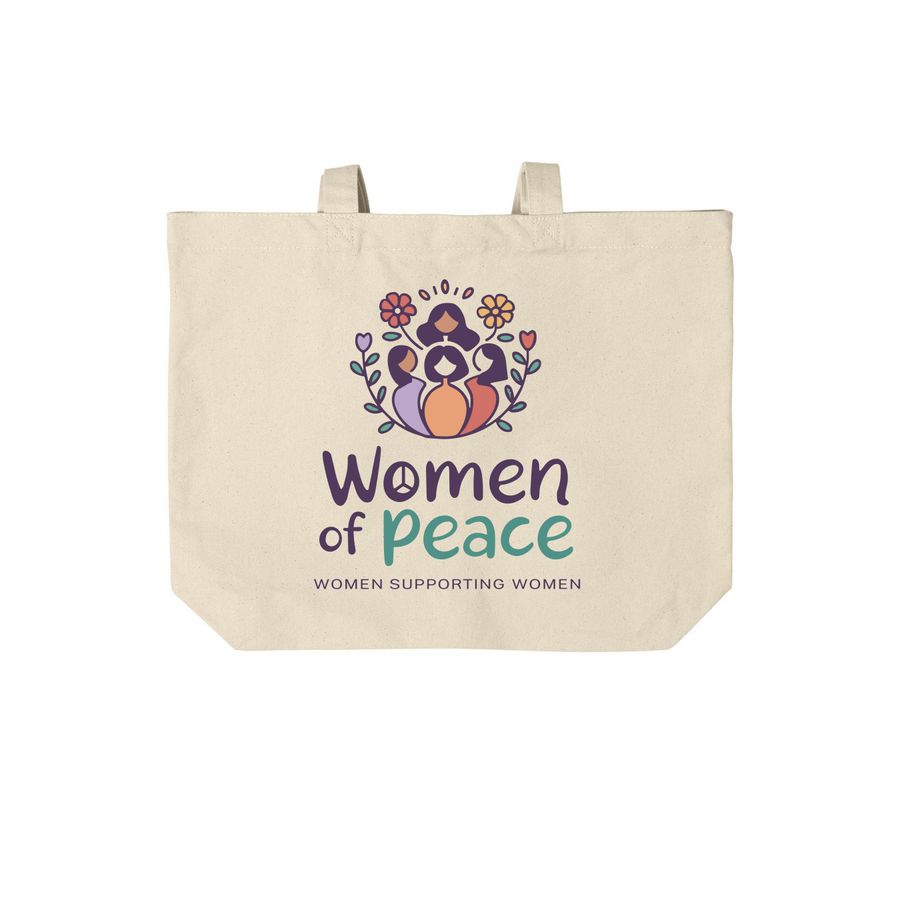 WoP Tote, a Natural Cotton Canvas Tote Bag