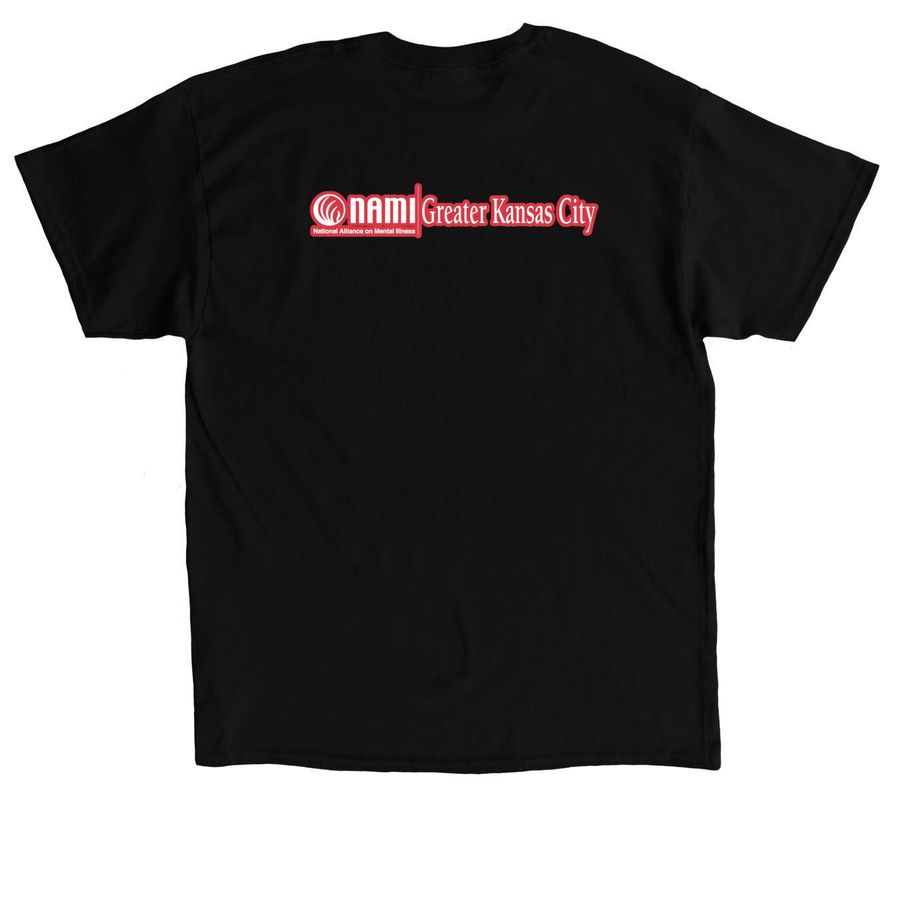 NAMI KC Auto Sign, a Black Classic Unisex Tee (back-view)