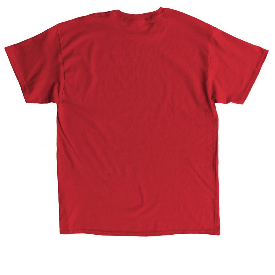 Camp Love, a Red Classic Unisex Tee (back-view)
