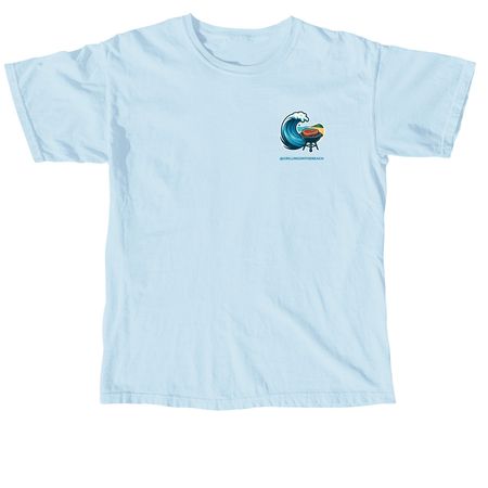 Grilling on the Beach - Cape Cod, a Chambray Comfort Colors Unisex Tee