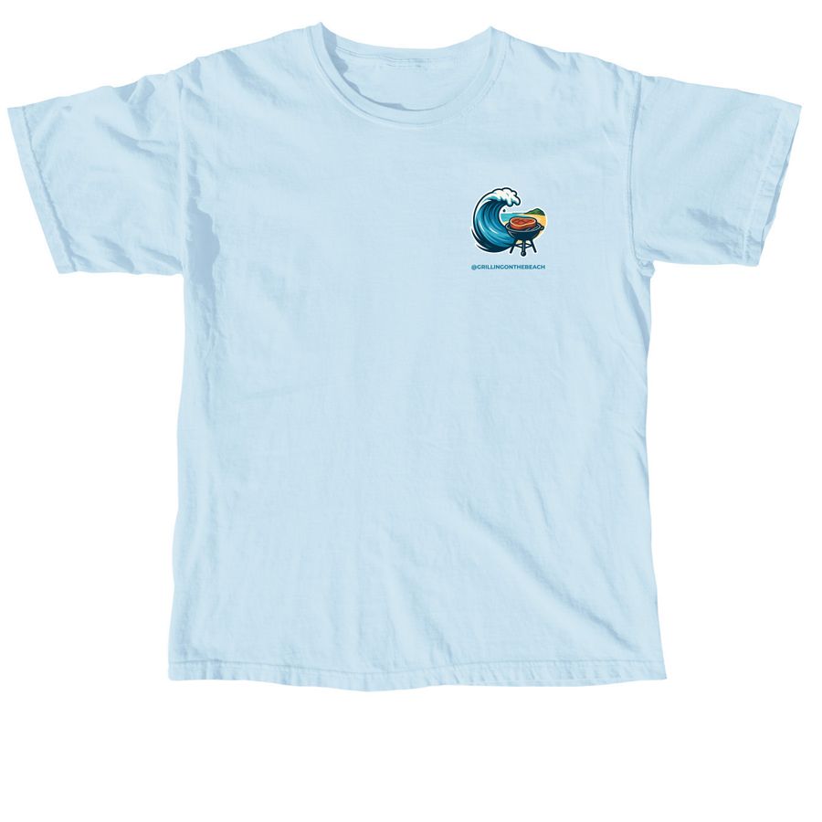Grilling on the Beach - Cape Cod, a Chambray Comfort Colors Unisex Tee