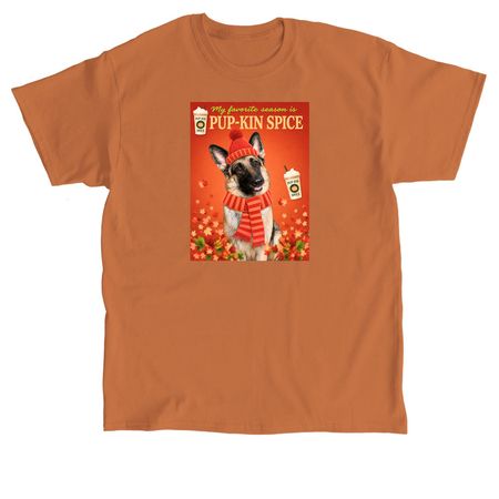 Pup-kin Spice, a Texas Orange Classic Unisex Tee