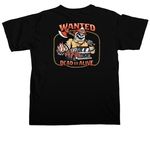 85th Fire Academy, a Black Comfort Colors Unisex Tee (back-view)