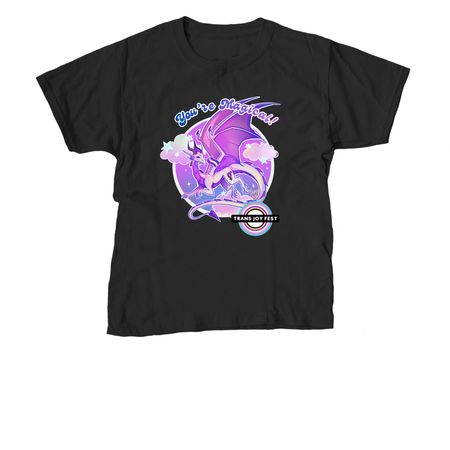 Trans Joy Fest- Gender Non-Conforming Design, a Black Youth Unisex Tee