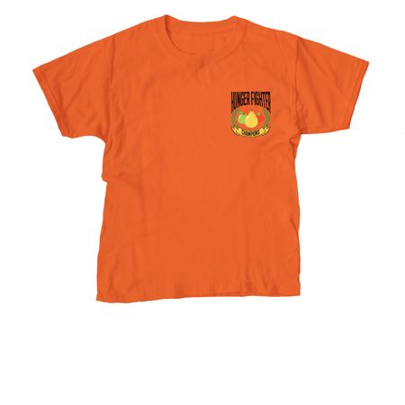 Hunger Fighter Champions, a Orange Youth Unisex Tee