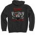Mens Long Sleeve & Hoodies Air Cooled Addict, a Black Pullover Hoodie (back-view)