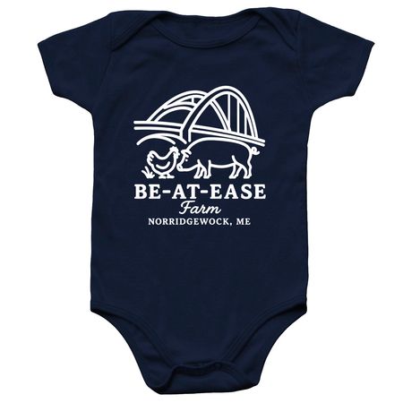 Baby, a Navy Infant Onesie