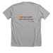 Until None Suffer Dark Font - Tops, a Athletic Heather Premium Unisex Tee (back-view)
