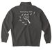 Homecoming Quarter Zip, a Asphalt Midweight Quarter Zip Pullover (back-view)