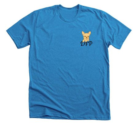 DFP SHIRTS, a Neon Blue Premium Unisex Tee