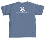 OhmS Farmer Fund, a Blue Jean Comfort Colors Unisex Tee (back-view)