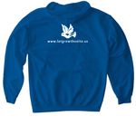 OhmS Farmer Fund, a Royal Gildan Softstyle Pullover Hoodie (back-view)