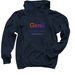 Geni? by Chaz, a Navy Pullover Hoodie