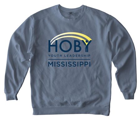 HOBY MS Economy Crewneck/Hoodie, a Blue Jean Comfort Colors Crewneck Sweatshirt