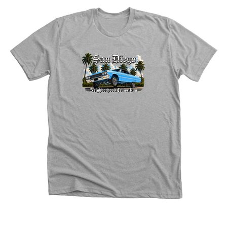 San Diego 5k&nbsp;, a Athletic Heather Premium Unisex Tee