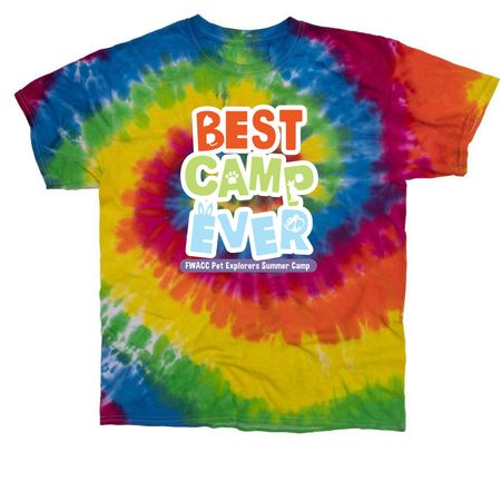 Best Camp Ever!, a Moondance Classic Tie Dye Tee