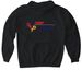 Camp Cinder, a Black Gildan Softstyle Pullover Hoodie (back-view)