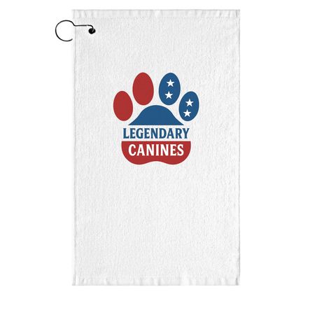 Bumper Towel, a White Golf Towel