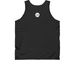 #BLESSED women's fit, a Black Classic Unisex Tank Top (back-view)