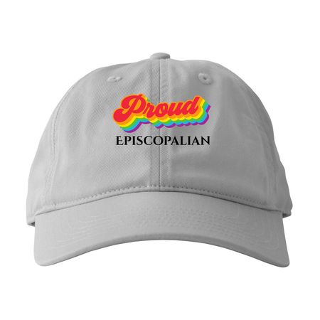 Proud Episcopalian, a Dolphin Printed Eco Baseball Cap