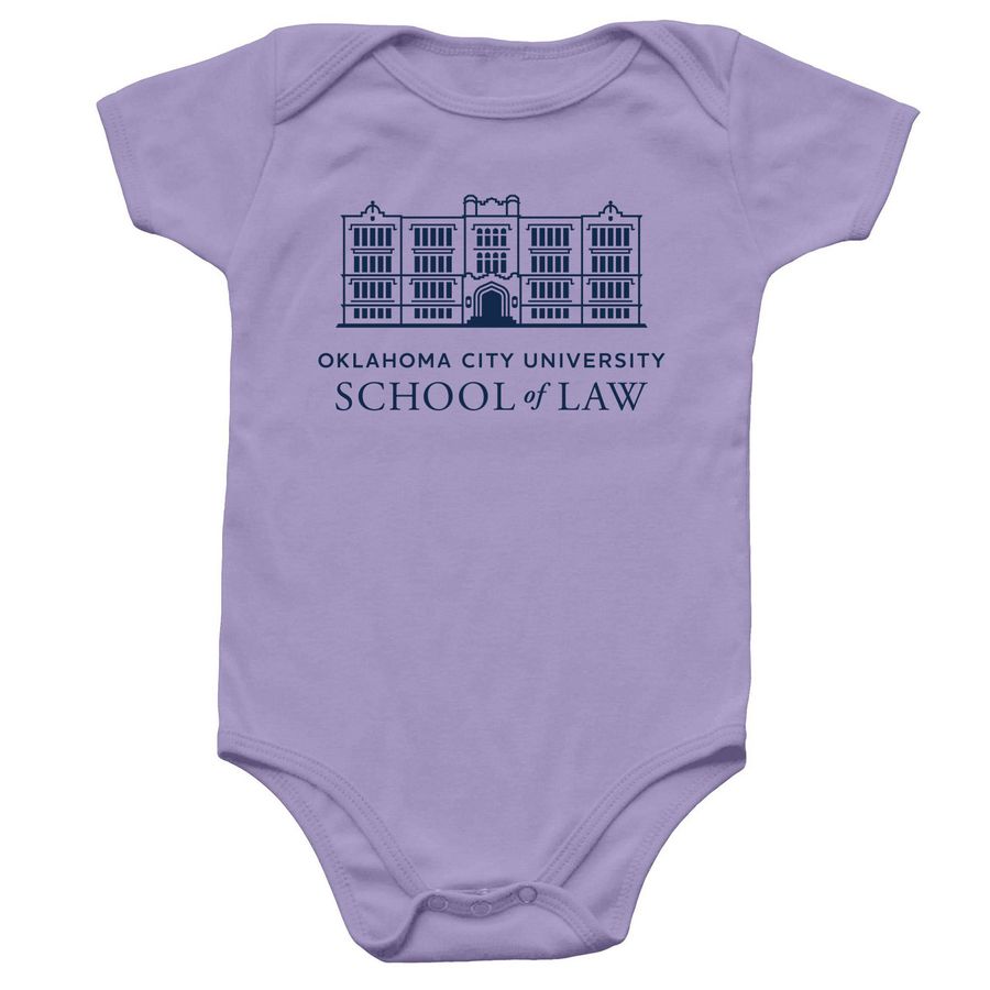 OCU Law Onesies&nbsp;, a Lavender Infant Onesie