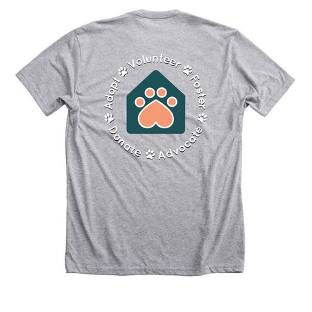 MAC Involvement, a Athletic Heather Premium Unisex Tee (back-view)