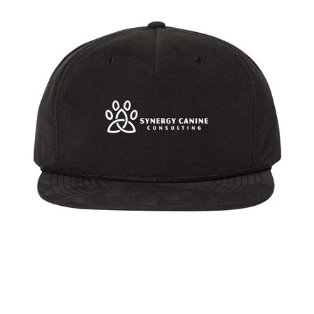 Snapback Hat, a Black Printed Umpqua Snapback Cap