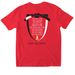 Fight Like Alyvia, a Red Softstyle Cotton Tee (back-view)