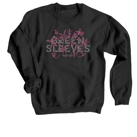 Surprise! Alt logo!, a Black Crewneck Sweatshirt