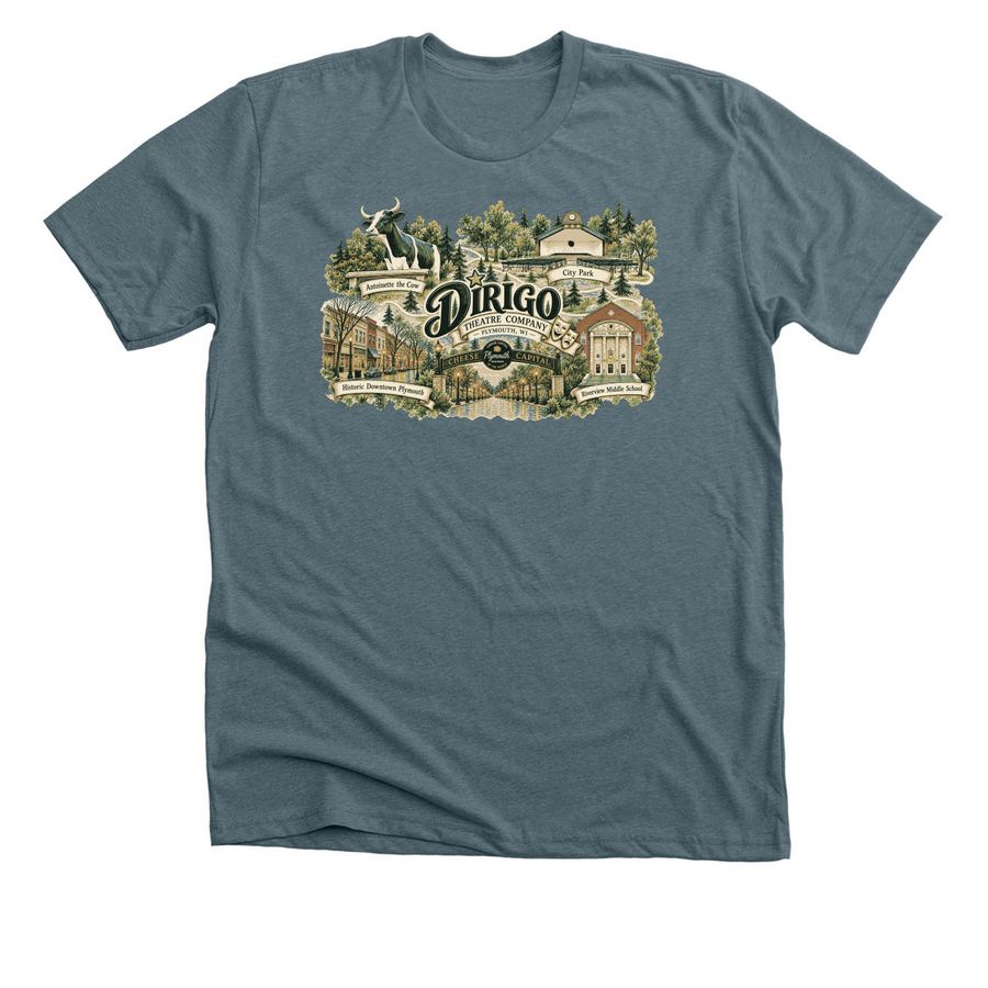 Our Community in Plymouth, a Heather Slate Premium Unisex Tee