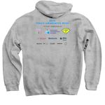 2026 Trach Week: It Trachs A Village (blue), a Sport Grey Pullover Hoodie (back-view)