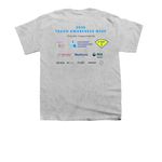 2026 Trach Week: It Trachs A Village (blue), a Sport Grey Youth Unisex Tee (back-view)