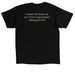 Support Westport Fire and EMS&nbsp;, a Black Classic Unisex Tee (back-view)