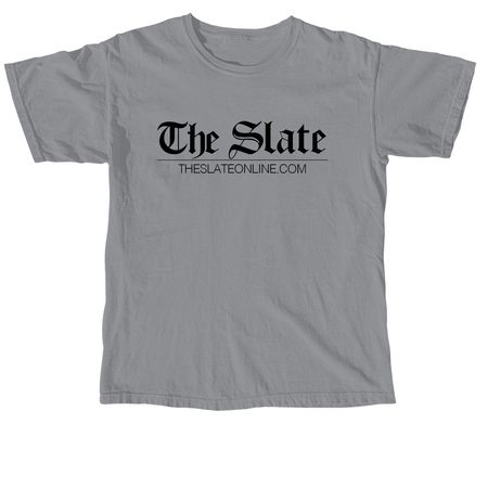 Logo Shirts - Black Lettering, a Granite Comfort Colors Unisex Tee