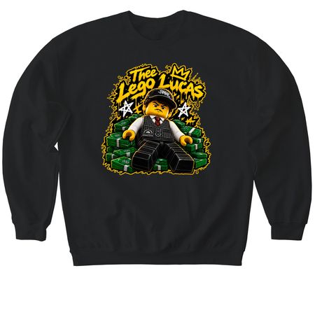 Rich Lucas, a Black Softstyle Crewneck Sweatshirt