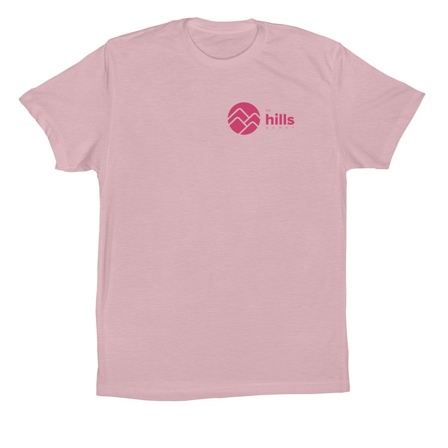 The Hills Women Tee ? Beloved, a Pink Premium Cotton Tee