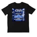 '26 Stanley Cup Playoffs-Tampa Bay Lightning, a Black Nike Dri-FIT Jersey Blend Performance Tee (back-view)