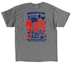 2026 Skamania Co. Fair, a Charcoal Classic Unisex Tee (back-view)