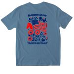 2026 Skamania Co. Fair, a Indigo Blue Softstyle Cotton Tee (back-view)