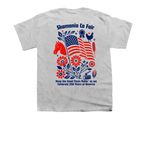 2026 Skamania Co. Fair, a Sport Grey Youth Unisex Tee (back-view)