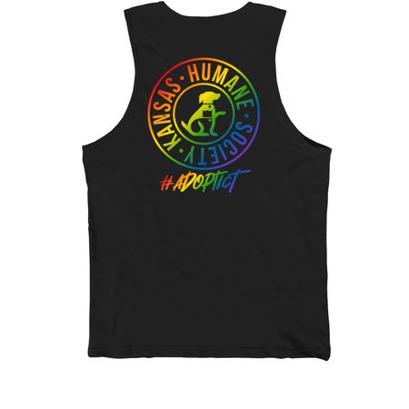 KHS Pride - ICT Flag, a Black Premium Cotton Tank