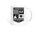 Lawrence United Badge Mug, a White Coffee Mug