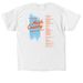 Welcome to the North Country, White, a White Classic Unisex Tee (back-view)