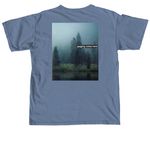 I Love Hiking! ?&nbsp;, a Blue Jean Comfort Colors Unisex Tee (back-view)