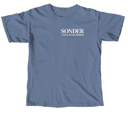 Sonder Film Merch, a Blue Jean Comfort Colors Unisex Tee