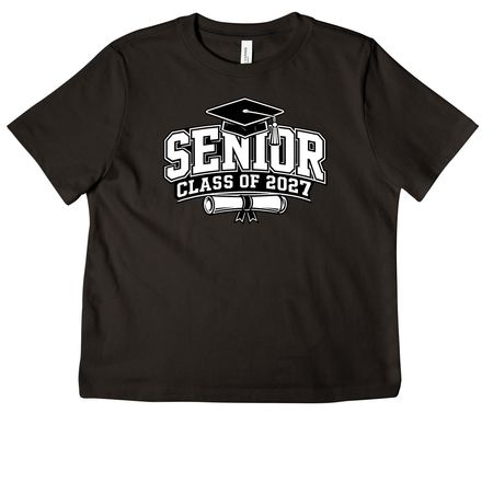 SENIOR, a Black Women's Heavyweight Tee