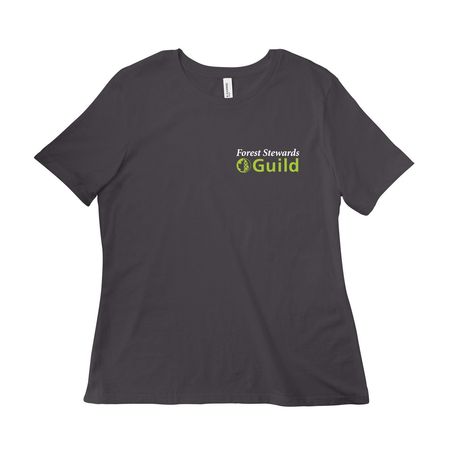 Women's relaxed tee, a Dark Grey Women?s Relaxed Cotton Tee