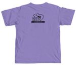 READ. Walk. Fight., a Violet Comfort Colors Unisex Tee (back-view)