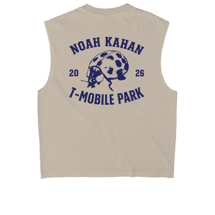 T Mobile Park, a Faded Bone Heavyweight Garment Dye Muscle Tee