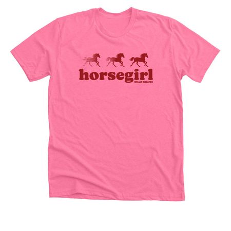 Are you a horsegirl?, a Neon Pink Premium Unisex Tee